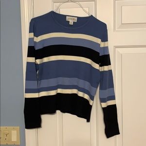 Casual Corner striped sweater